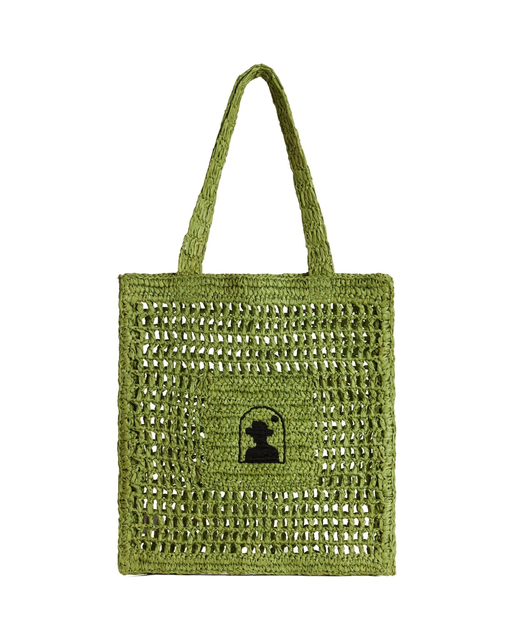 The Amabile Raffia Bag - Verde - Dandy Del Mar