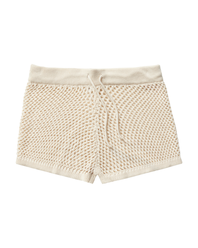 The Malaga Crochet Shorts - Vintage Ivory - Dandy Del Mar