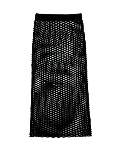 The Montserrat Crochet Skirt - Onyx - Dandy Del Mar