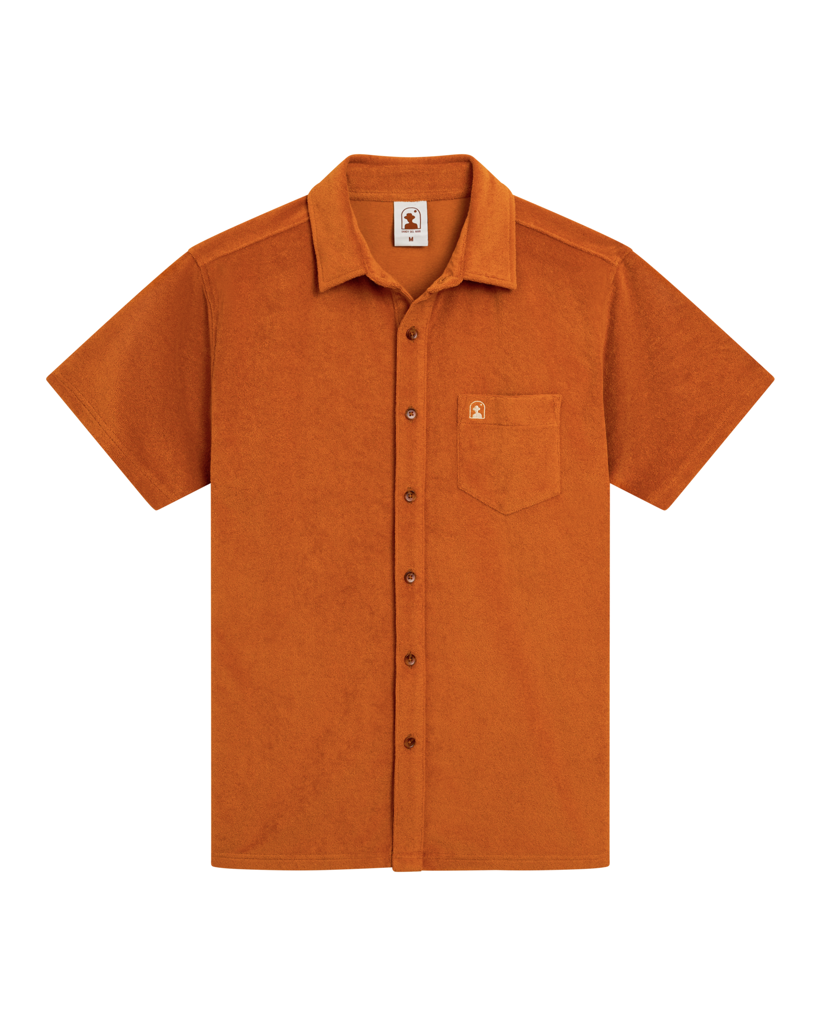 The Tropez Shirt - Burnt Sienna - Dandy Del Mar