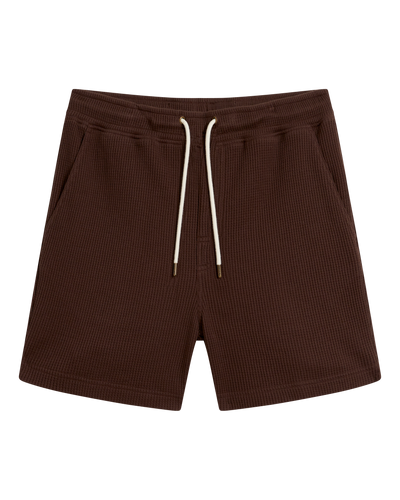 The Cannes Waffle Knit Shorts - Carajillo - Dandy Del Mar