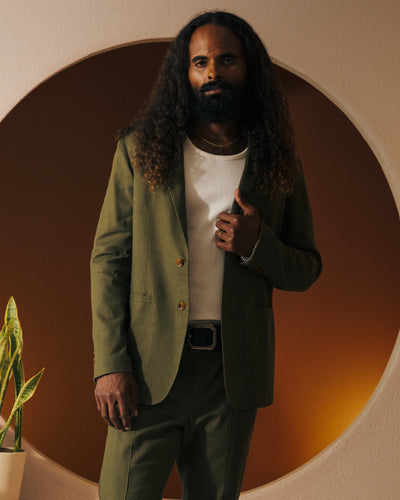 The Brisa Linen Blazer - Berdea - Dandy Del Mar