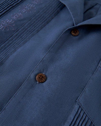 The Brisa Linen Shirt - Moontide - Dandy Del Mar