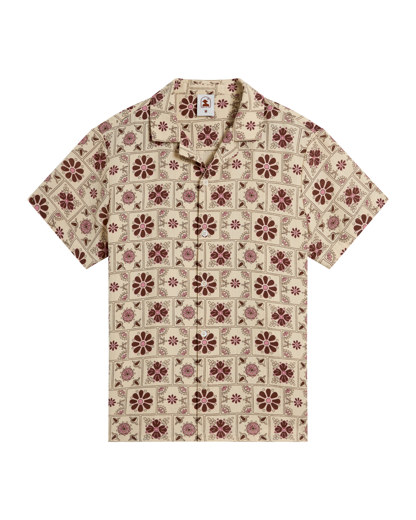 The Grenadine Crinkle Gauze Shirt - Sabbia - Dandy Del Mar