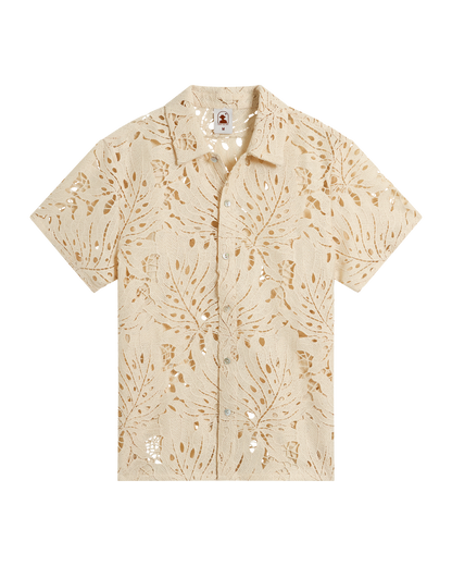 The Monstera Shirt - Scallop