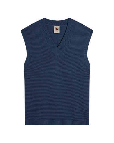 The Montego Knit Vest - Moontide - Dandy Del Mar