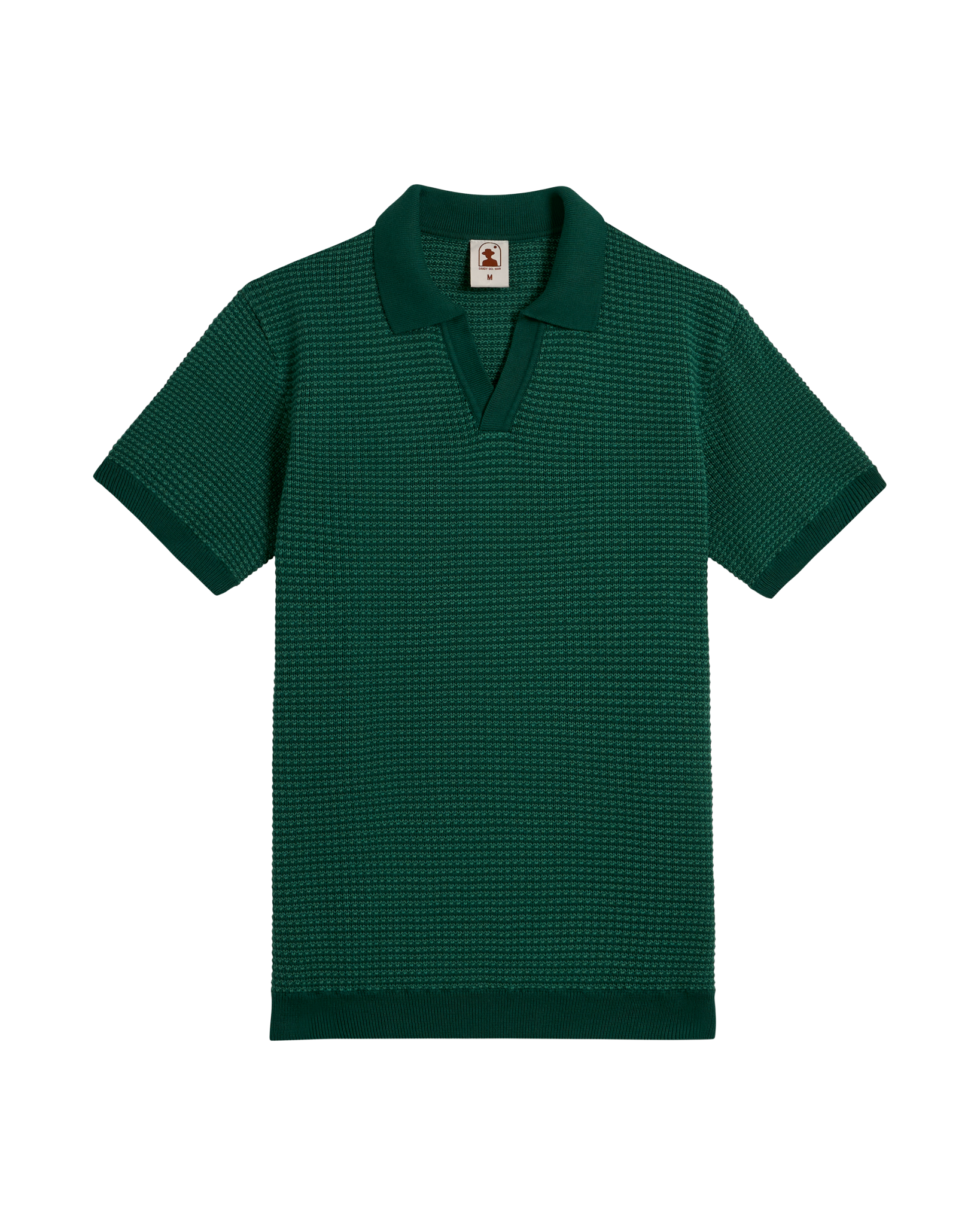 The Palamos Knit Polo Shirt - Albero - Dandy Del Mar