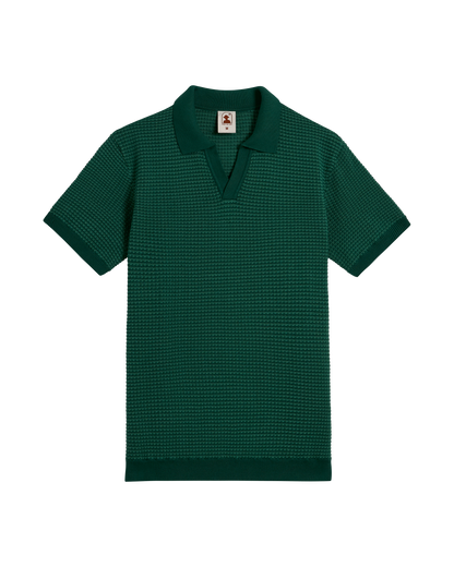 The Palamos Knit Polo Shirt - Albero