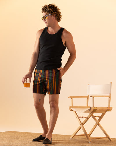 The Mallorca Swim-Walk Shorts - Burnt Sienna