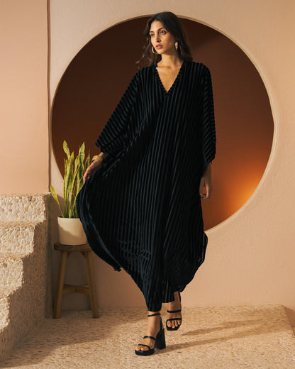 The Marsala Kaftan - Onyx