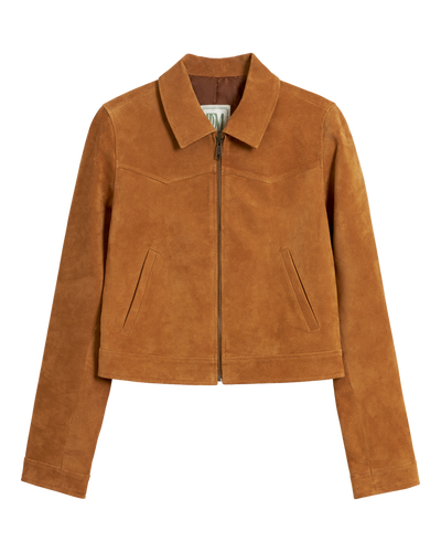 The Sicily Leather Jacket - Sable - Dandy Del Mar