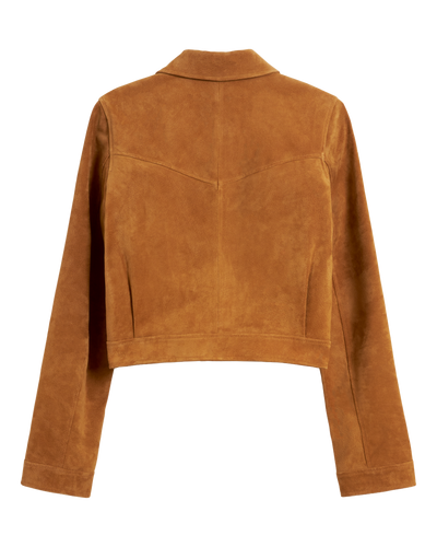 The Sicily Leather Jacket - Sable - Dandy Del Mar