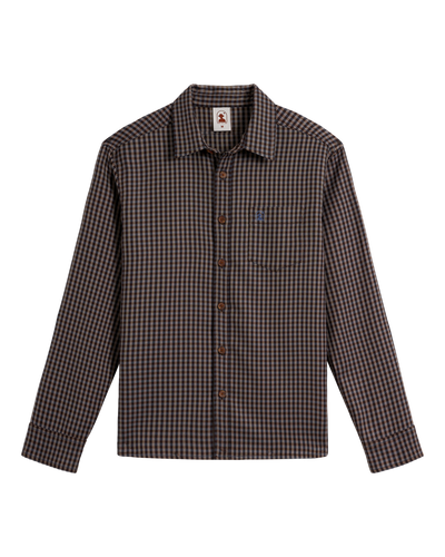 The Tresco Shirt - Tierra Houndstooth - Dandy Del Mar