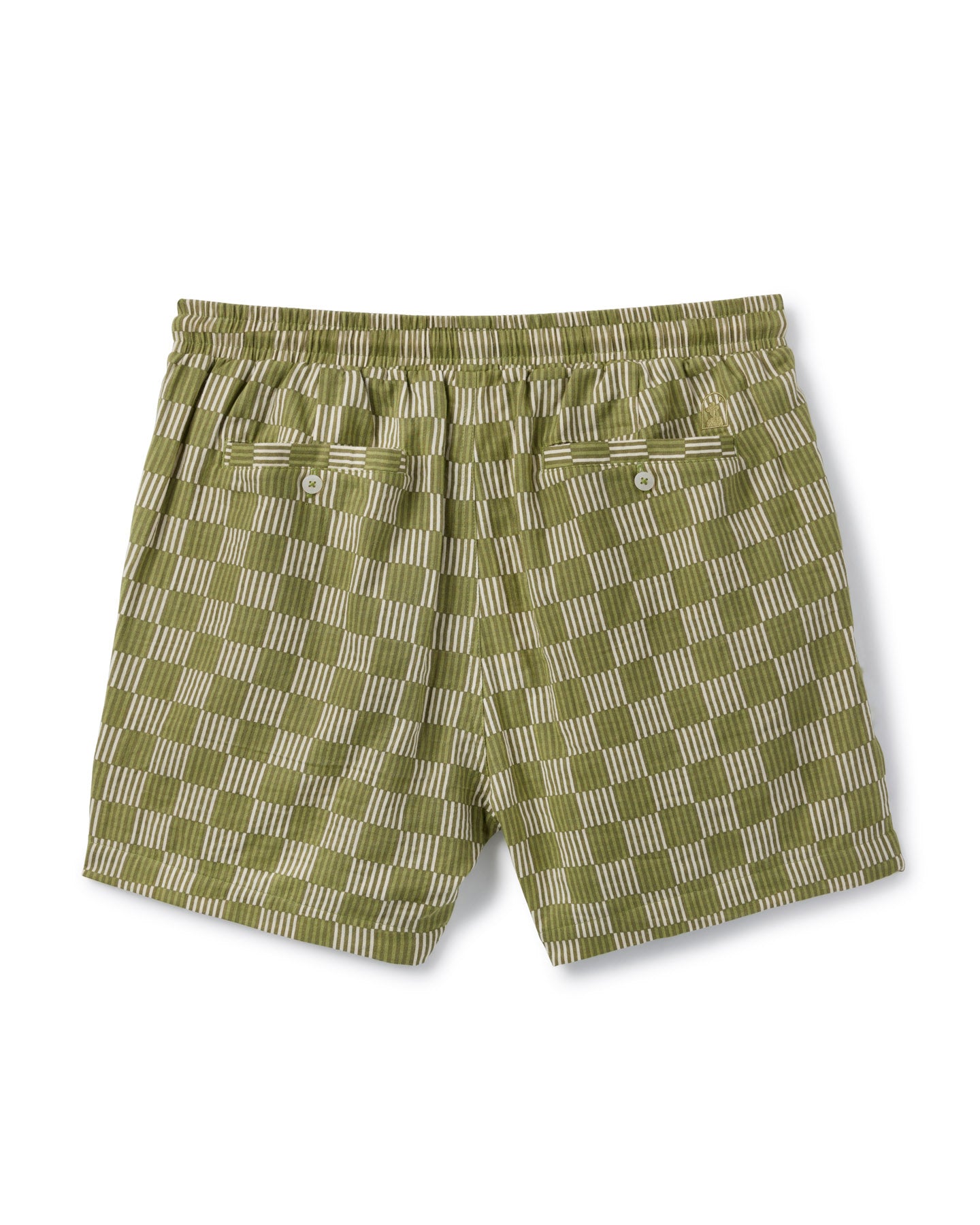 men green stripe short