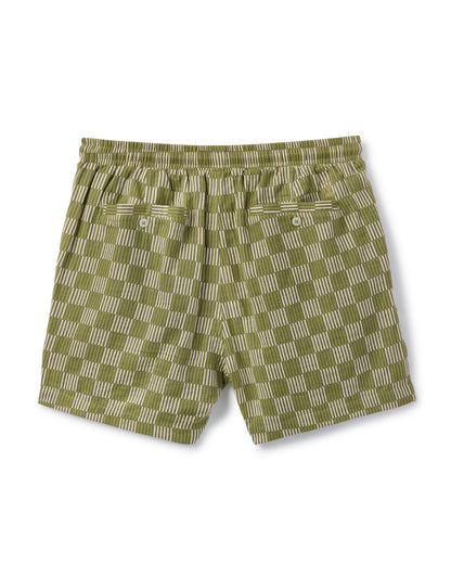 men green stripe short