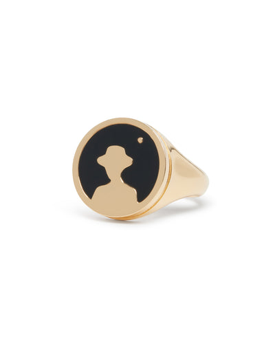 The Dandy Gold Signet Ring - Dandy Del Mar
